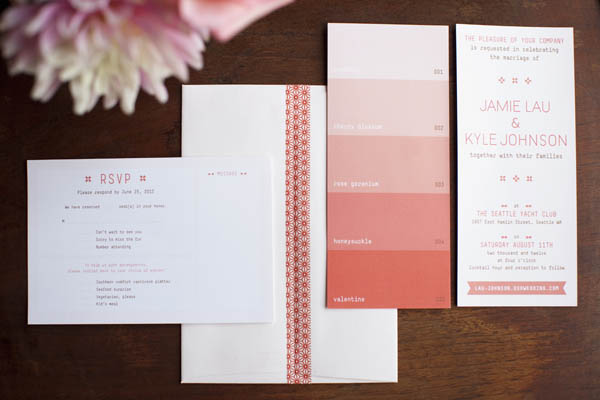 Jamie Lau Designs Wedding Invites