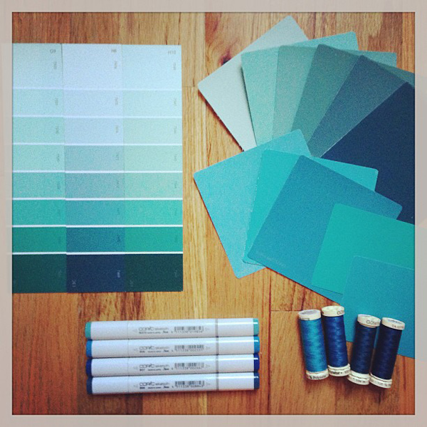 Jamie Lau Designs Color Palette Inspiration Blue-Green