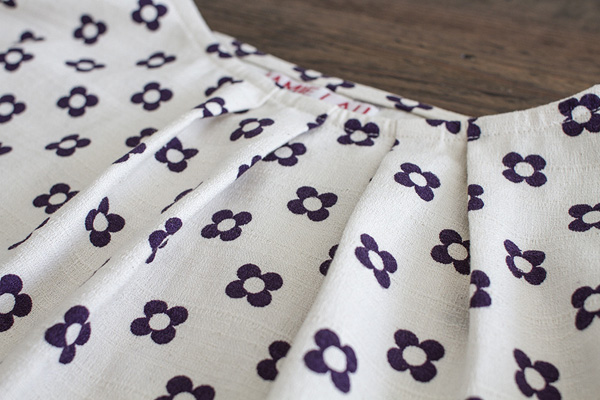 Jamie Lau Designs Aubergine Floral Kimono Sleeve Top