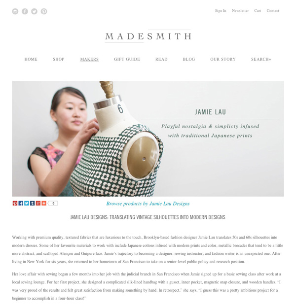 Check out my interview on Madesmith