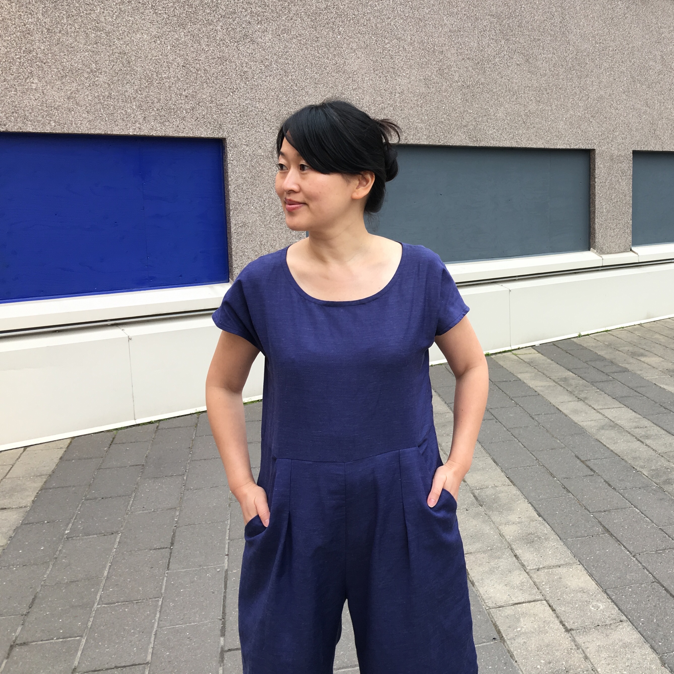 Ultramarine Blue Motion Jumpsuit 2