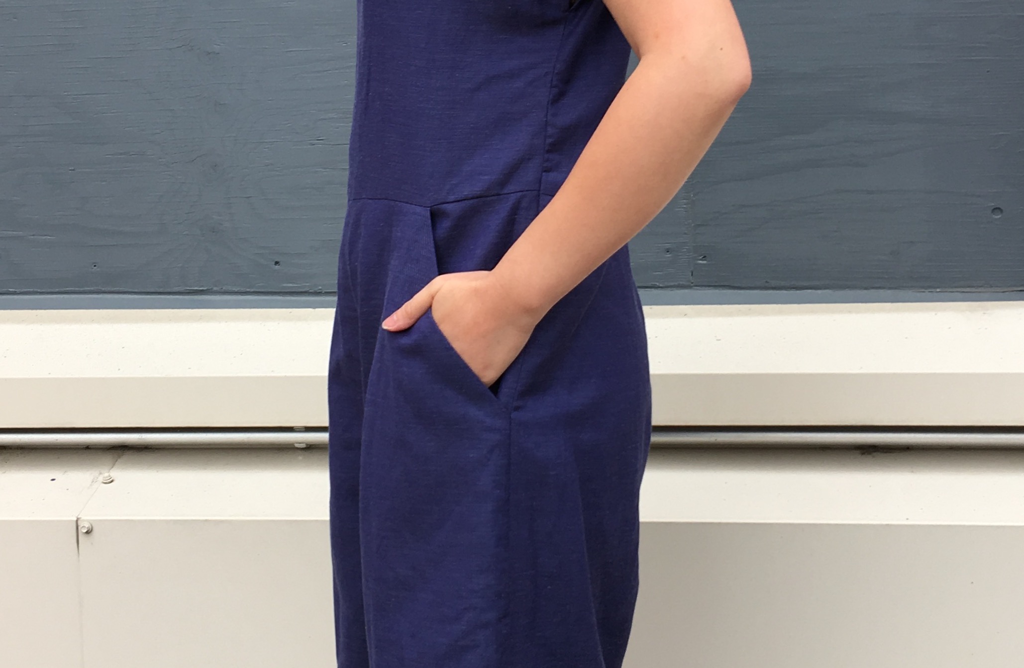 Ultramarine Blue Motion Jumpsuit 3