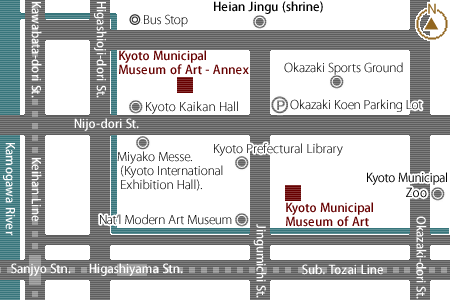Kyoto Municipal Museum of Art Map